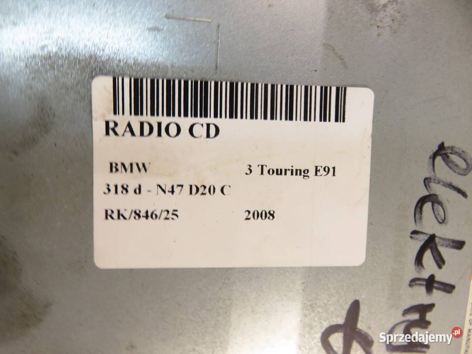 RADIO NAWIGACJA BMW 3 E91 9202826 małopolskie