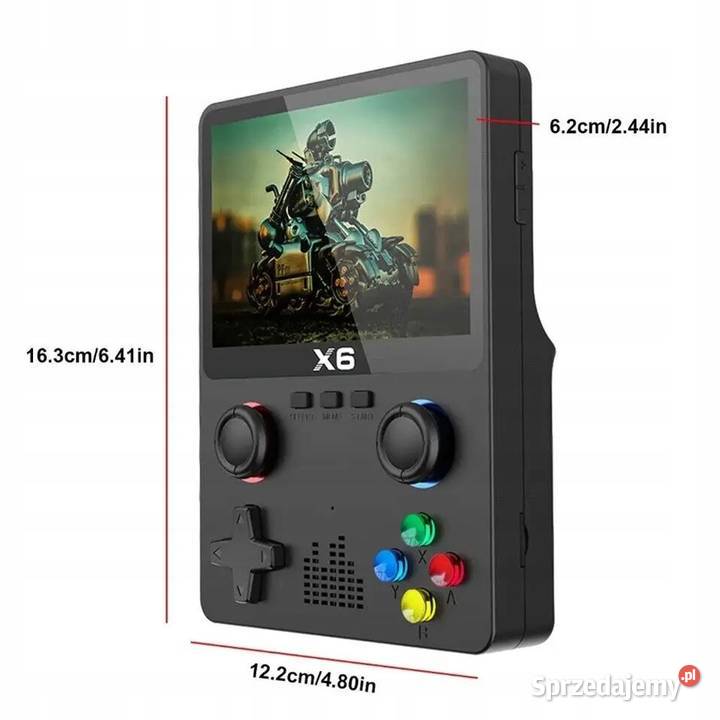 Przenośna Konsola do Gier X6 6000 Gier Retro Siedlce