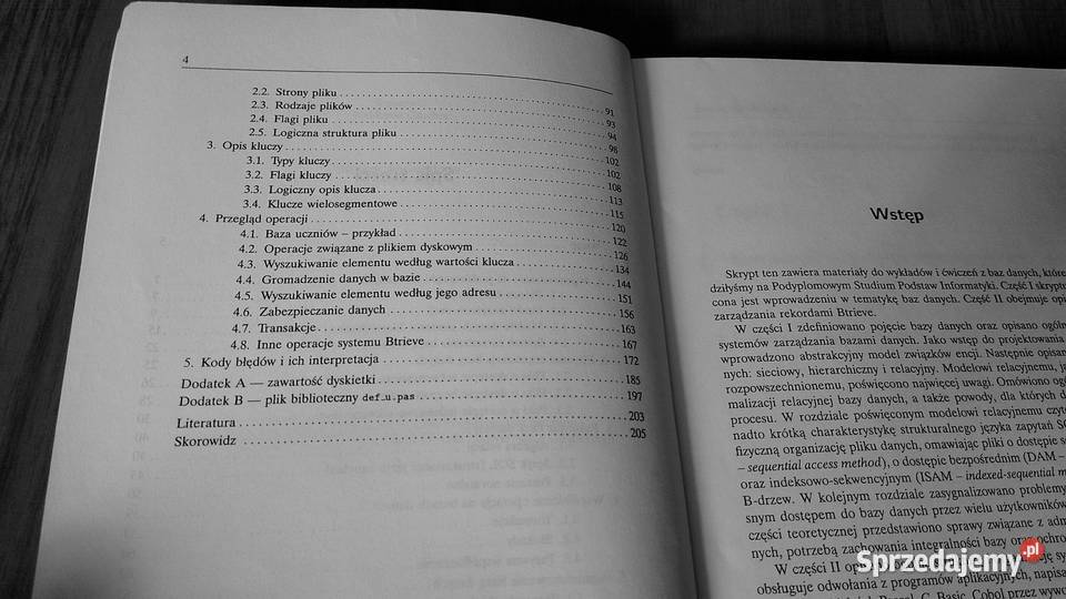 Wstęp do baz danych z opisem systemu Btrieve Gdańsk