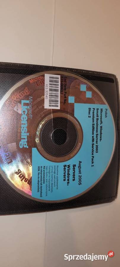 Windows Small Business Server 2003 Premium Poznań sprzedam