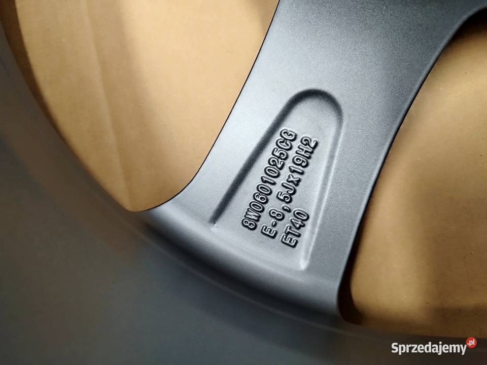 NOWE Oryginalne felgi Audi Rotor S4 A4 S5 A5 19 aluminiowe opolskie