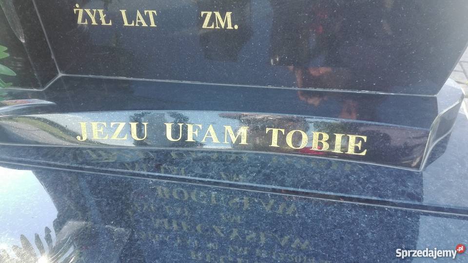 ZŁOCENIE ODNAWIANIE LITER RENOWACJA POMNIKÓW Siemiatycze