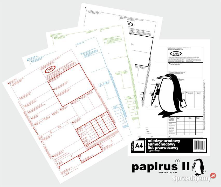 Druki transportowe CMR i inne druki Współpraca biznesowa Stargard