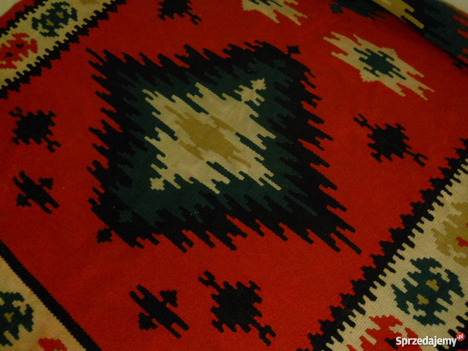 KILIM dywanik na ścianę stary polski wzór 86 x mazowieckie Warszawa