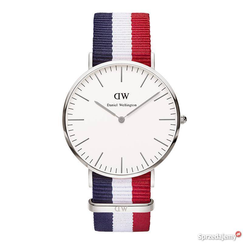 Zegarek DW Daniel Wellington czerwony biały unisex Warszawa sprzedam