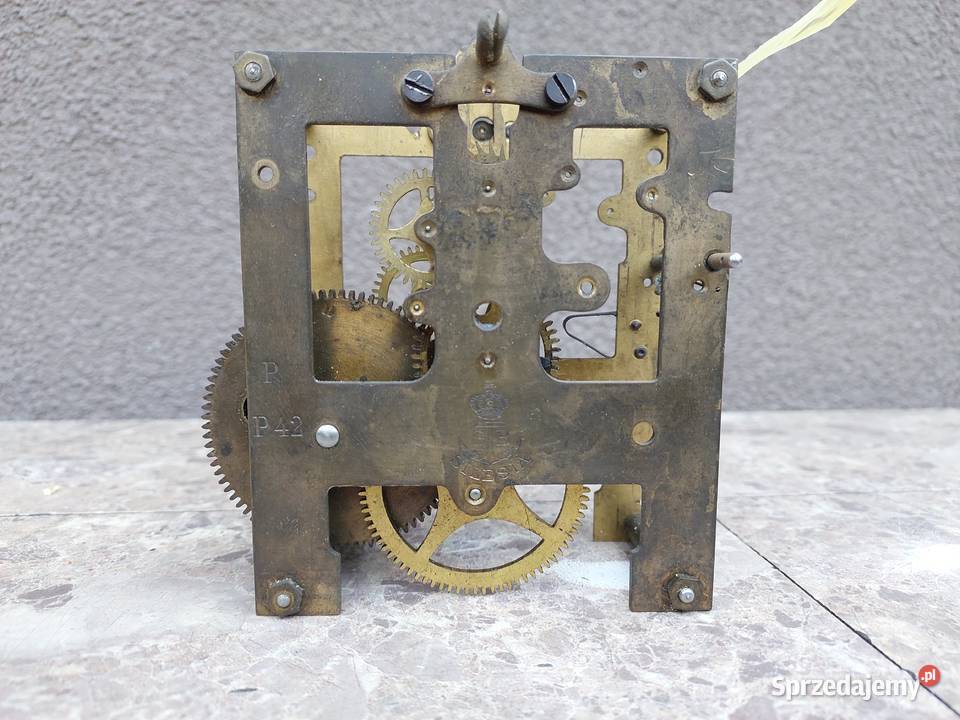M138 Mechanizm starego zegara ściennego GB Tczew sprzedam