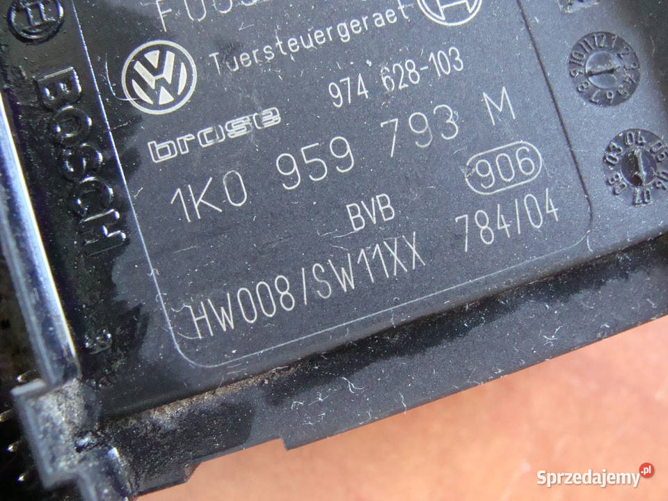 SILNICZEK SZYBY LEWY PRZÓD VW GOLF V 1K5837401AJ Części Goleniów sprzedam