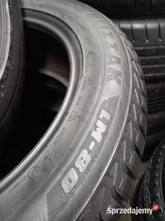 2x Opona używana zimowa 23555R18 BRIDGESTONE 209 podlaskie Zaścianki