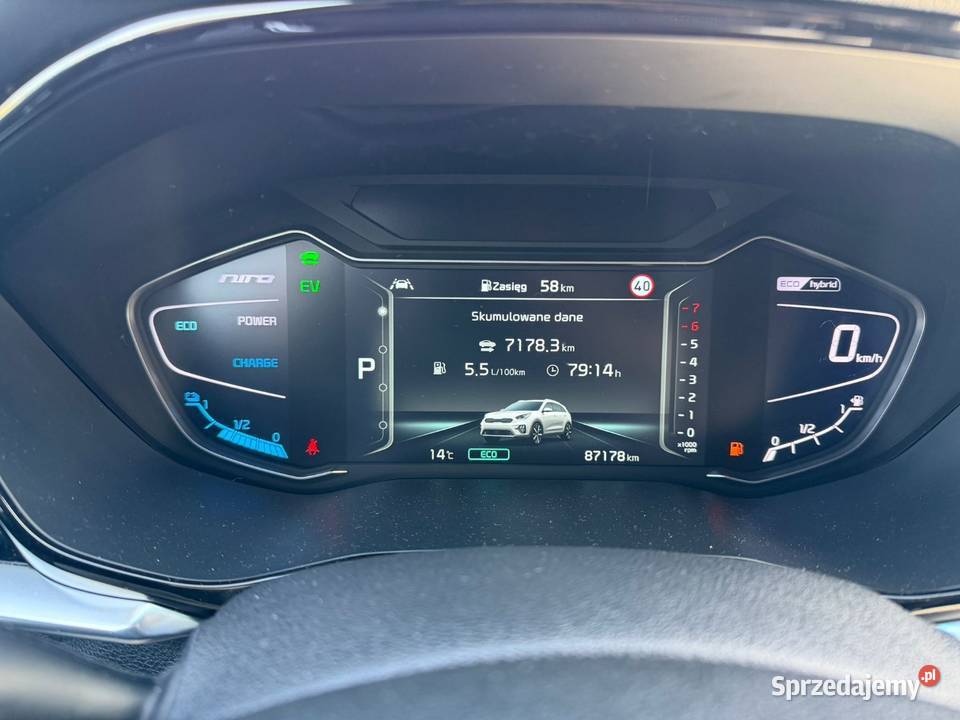 Kia Niro 16 GDI HYBRID XL SALON POLSKA czujnik parkowania Wieliszew