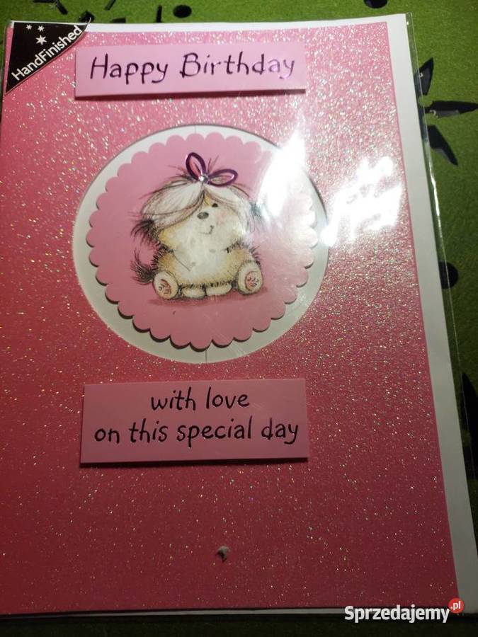 Kartka urodzinowa angielska Nowa Wrocław