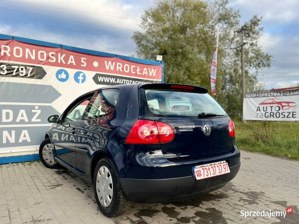 Volkswagen Golf V 14 Benzyna 2008 Klimatyzacja Golf Wrocław