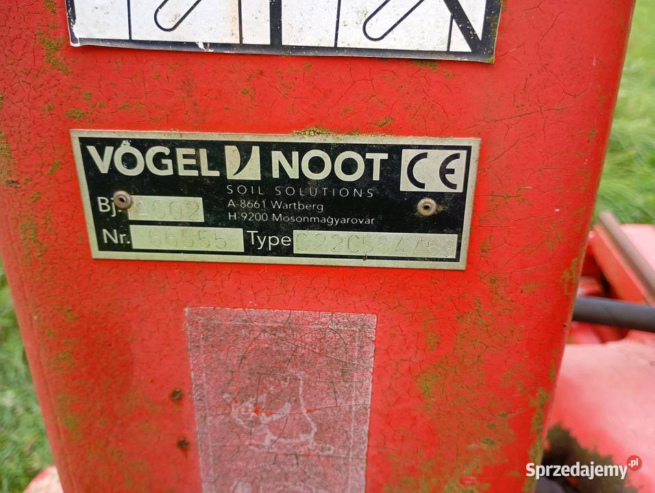 Pług vogel noot M950 Pługi Niechmirów