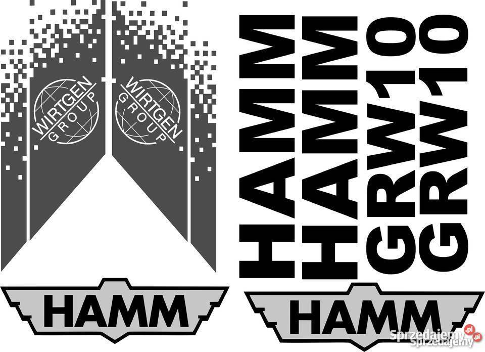 naklejki hamm grw 10 15 18 Jeżewo sprzedam