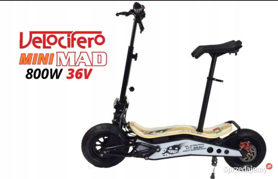 Velocifero MINIMAD 800W 36V Skuter Elektryczny Lublin