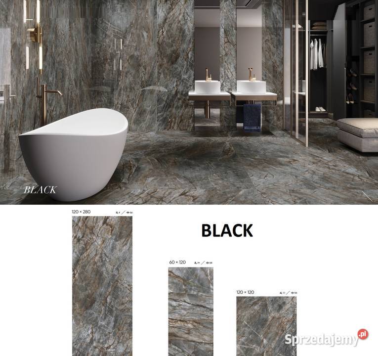 gres 60120 brazilian quartzite black matowy gat1 Gorzów Wielkopolski