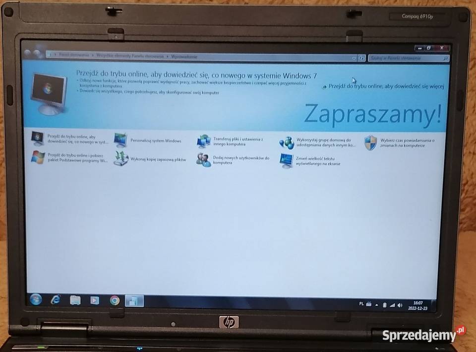 Laptop dwurdzeniuwy HP Compaq 6910p 2GB C2D Warszawa