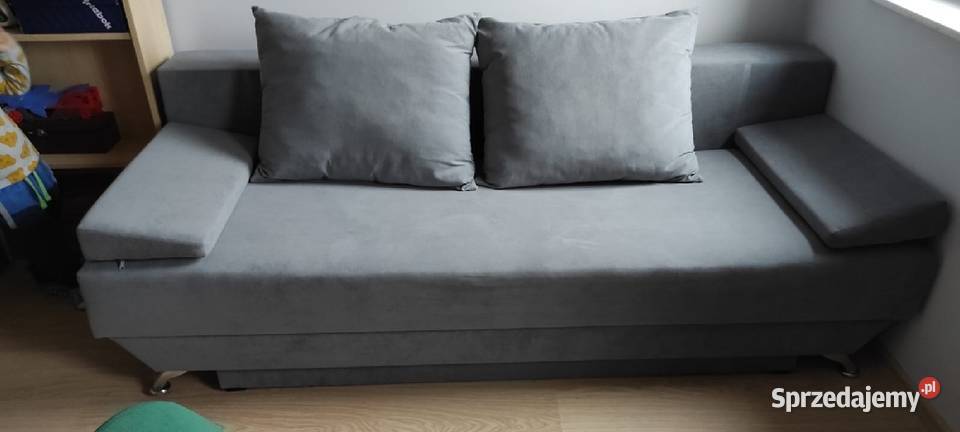 Rozkładana sofa szara 135*200