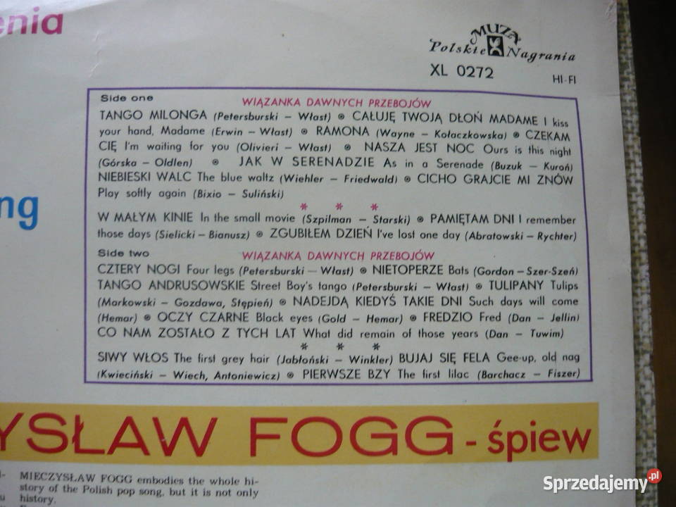Mieczysław Foog wspomnienie dawnych dni Myszków
