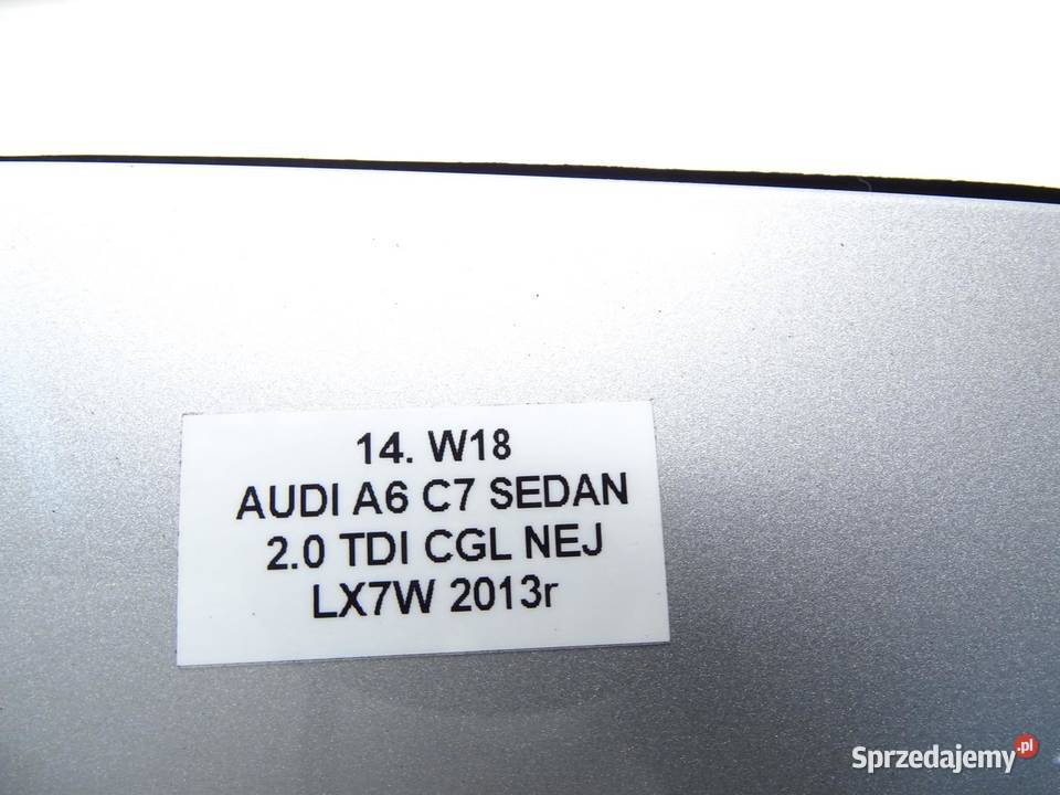 KLAPKA WLEWU PALIWA KOREK 4G0809906C AUDI A6 C7 sprzedam
