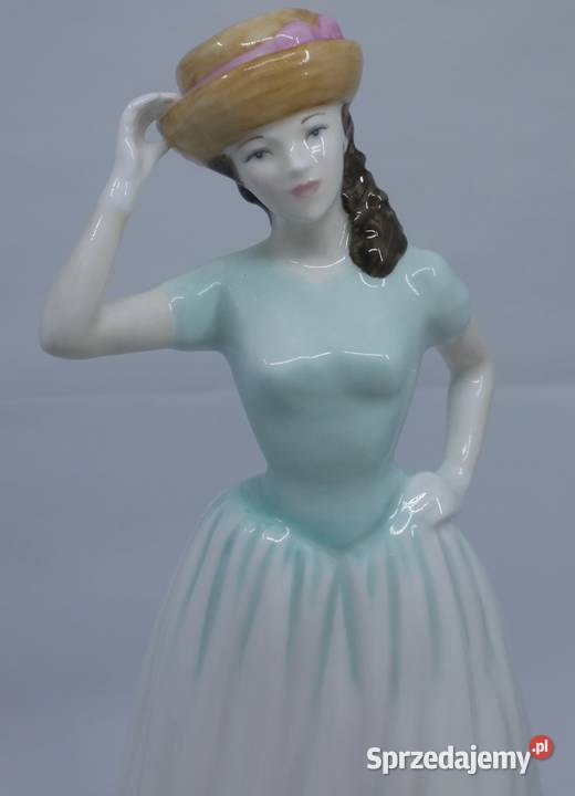Royal Doulton figurka dama Happy Birthday 2001 Porcelana i szkło Gdańsk