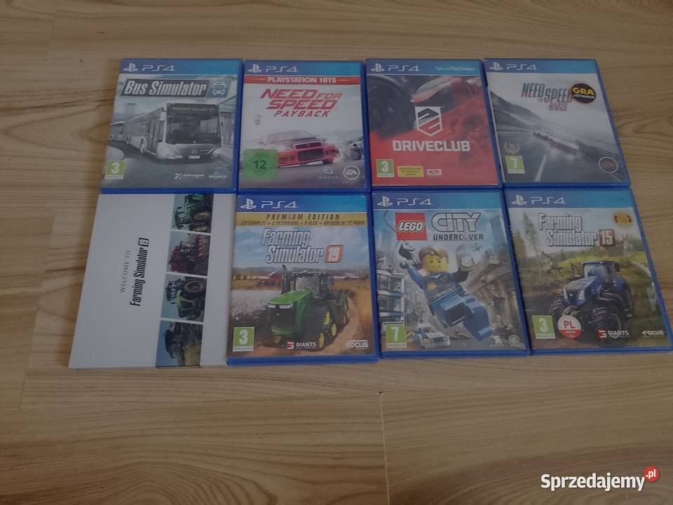 Sprzedam gry na 4 Rzetnia