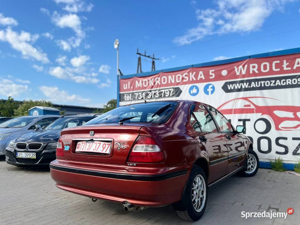 Honda Civic 14 Benzyna Alufelgi Klima Czujniki Wrocław