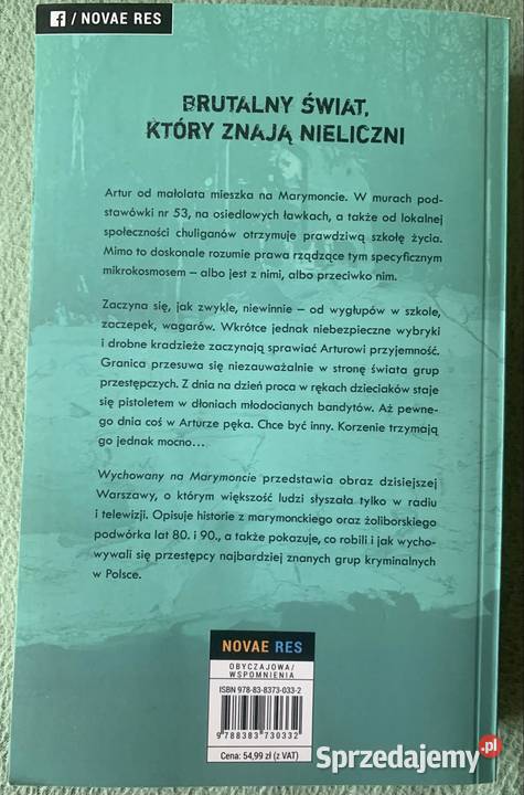 Marcin Ciszewski Wychowany na Marymoncie Proza i poezja