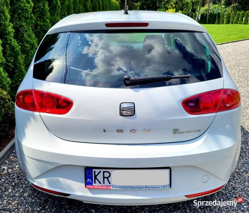 Seat Leon II Lift CLIMATRONIC 2012 Biała Perła biały Kraków sprzedam