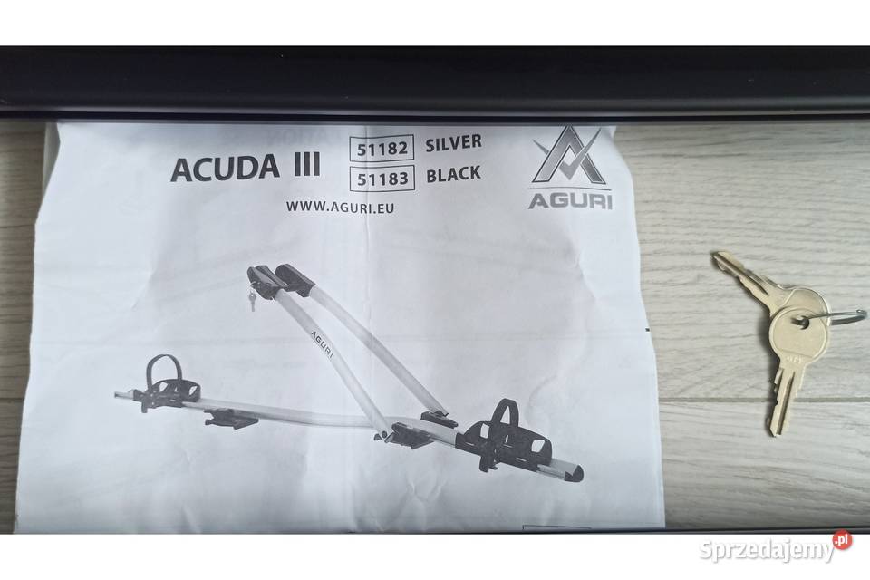Uchwyt Bagażnik rowerowy na dach Aguri Acuda III