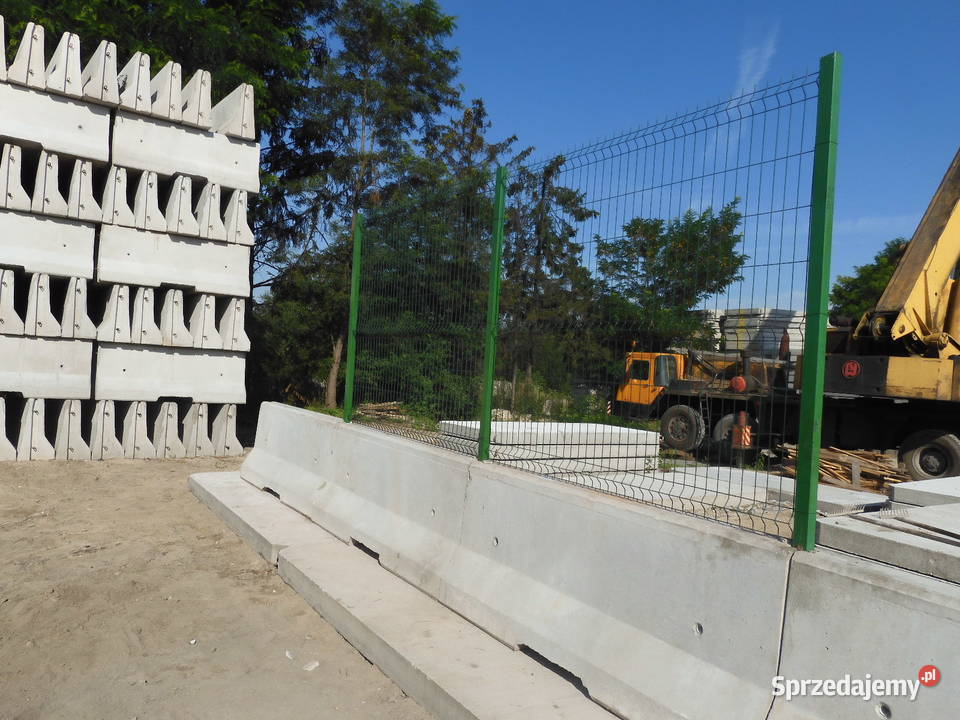 Bariery betonowe dwustronne 3m Dąbrowa Górnicza