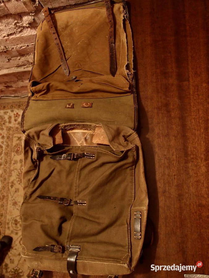 Oryginalny Niemiecki Plecak Marszowy z 1939 roku Łódź
