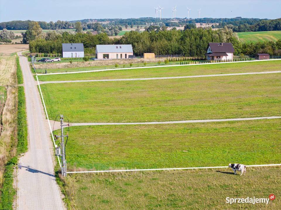 Działka z widokiem na morze i jezioro Darłowo