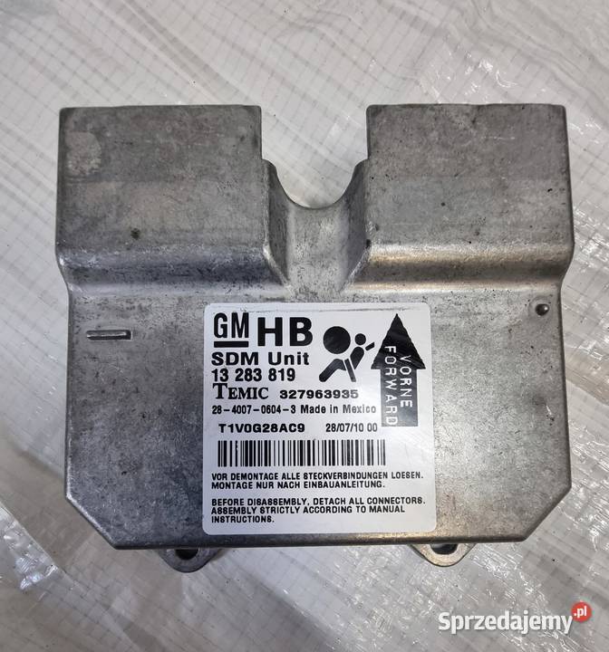 OPEL CORSA D DESKA KONSOLA PASY PODUSZKI