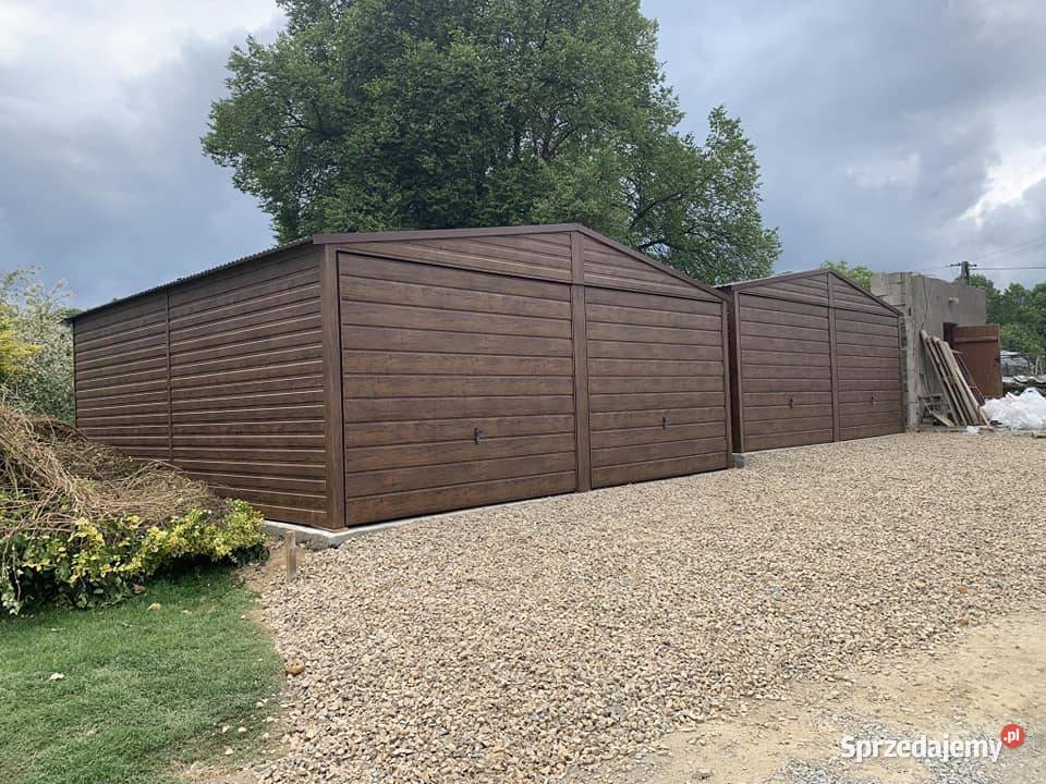 Garaże blaszane na każdy wymiar mocny trapez Brodnica