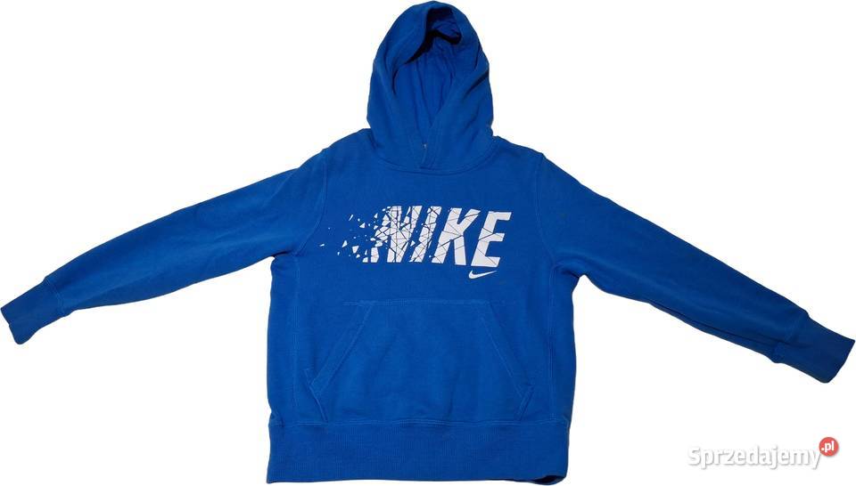 Bluza z kapturem niebieska 116128 Nike Odzież Czeladź