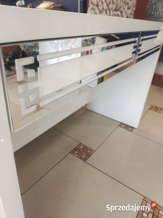 Toaletka 120 wysoki połysk lustro Glamour Nowy Sącz