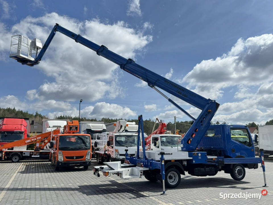 Nissan Cabstar Podnośnik Koszowy 22m RUTHMANN elektryczne lusterka Widełki