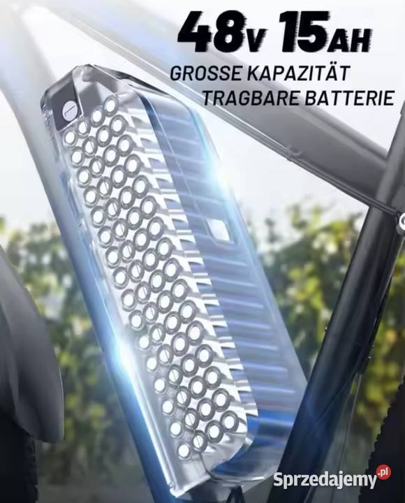 Masywny rower elektryczny Pojazdy elektryczne Toruń