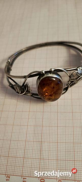 Bransoletka Bursztyn Vintage