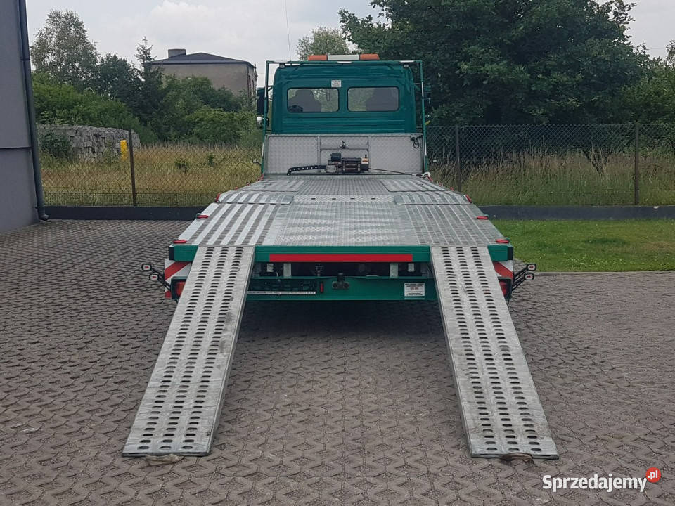 Mercedes ATEGO 1218 LAWETA POMOC DROGOWA klimatyzacja Motoryzacja śląskie