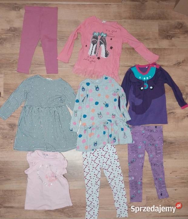 Duża paka ubrań dziewczecych 104 Zamość sprzedam