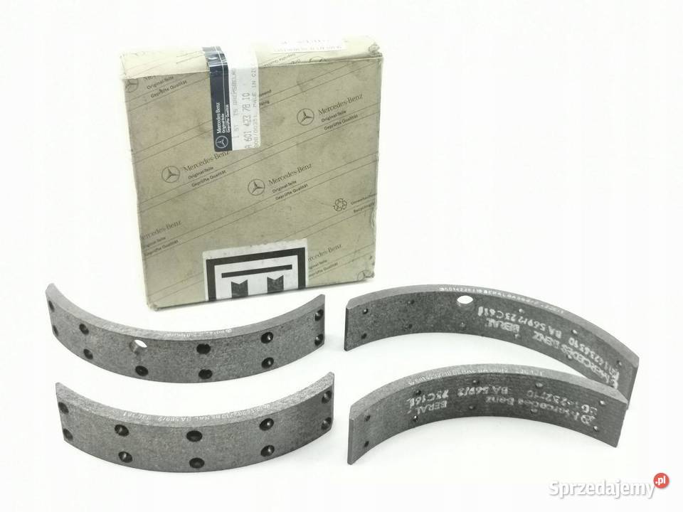 SZCZĘKI HAMULCOWE ZESTAW MERCEDES HENSCHEL T1 osobowe Szczęki hamulcowe