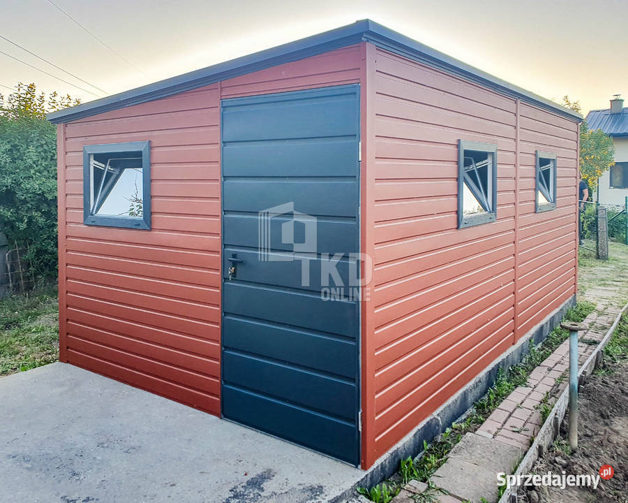 Schowek Domek Ogrodowy 25x4m Drzwi 3x Okno Jasny Częstochowa