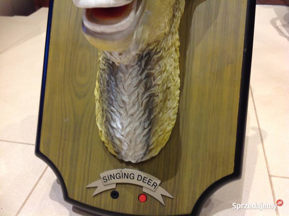 SINGING DEER Śpiewający Jeleń na Desce Gadget wielokolorowy Nowa Sól sprzedam