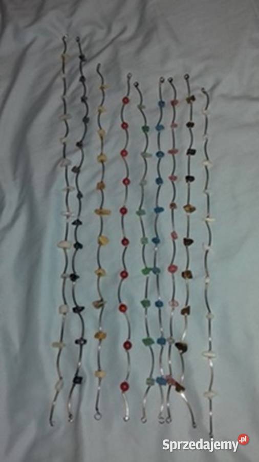 Naszyjnik korale kolia różne kamienie Warszawa