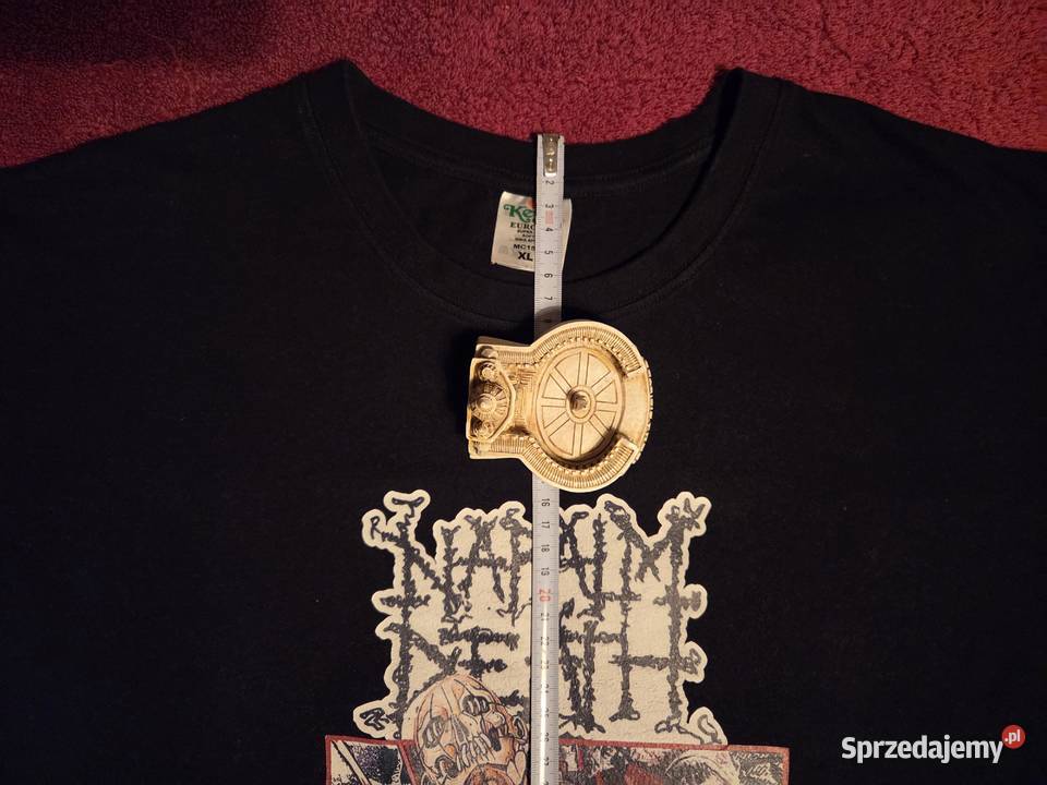Koszulka NAPALM DEATH LXL Nowa czarny Łódź
