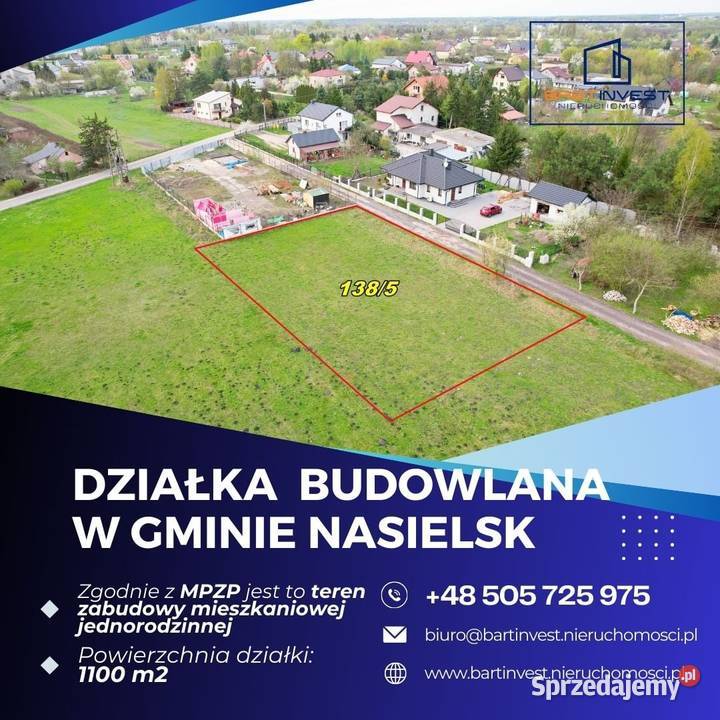 Działka budowlana w gminie Nasielsk sprzedam