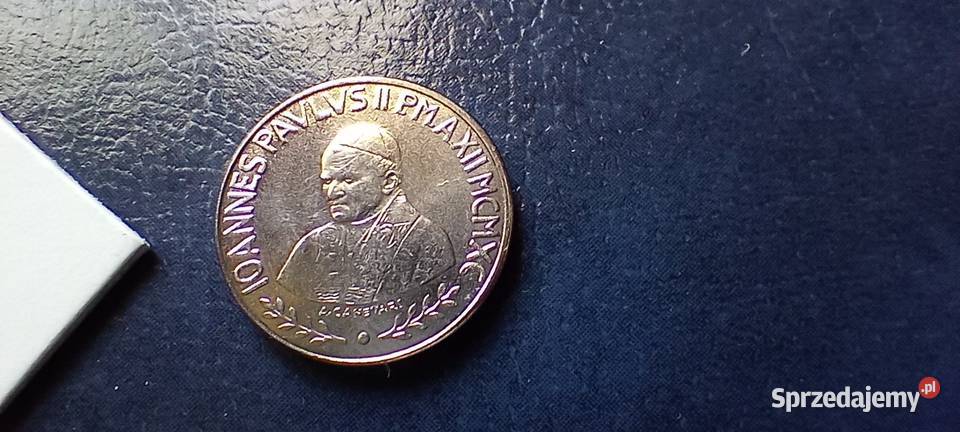 Stare monety 100 lir 1990 Watykan podkarpackie Lesko