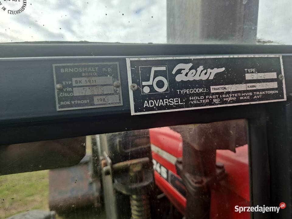 Ciągnik ZETOR 6045 60 warmińsko-mazurskie Markusy