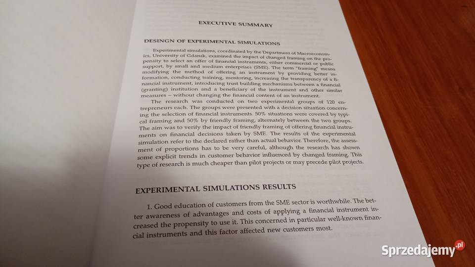 Behavioral finance of entrepreneurship Kulawczuk Gdańsk